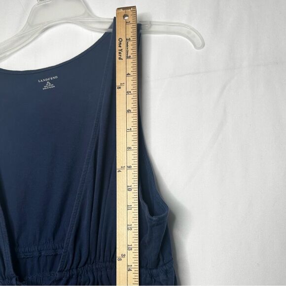 Lands’ End Women’s Swim Cover Up Black Short Adjustable Waist Sleeve XL 18-20 - Picture 10 of 16